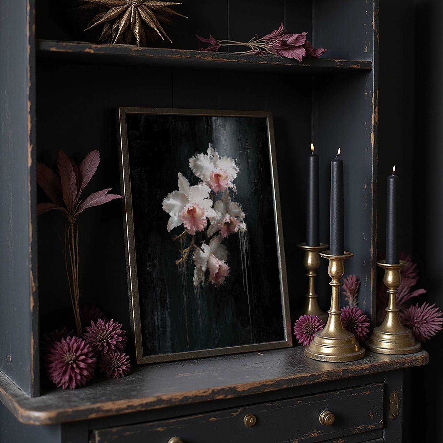 Orchids Against Midnight Walls