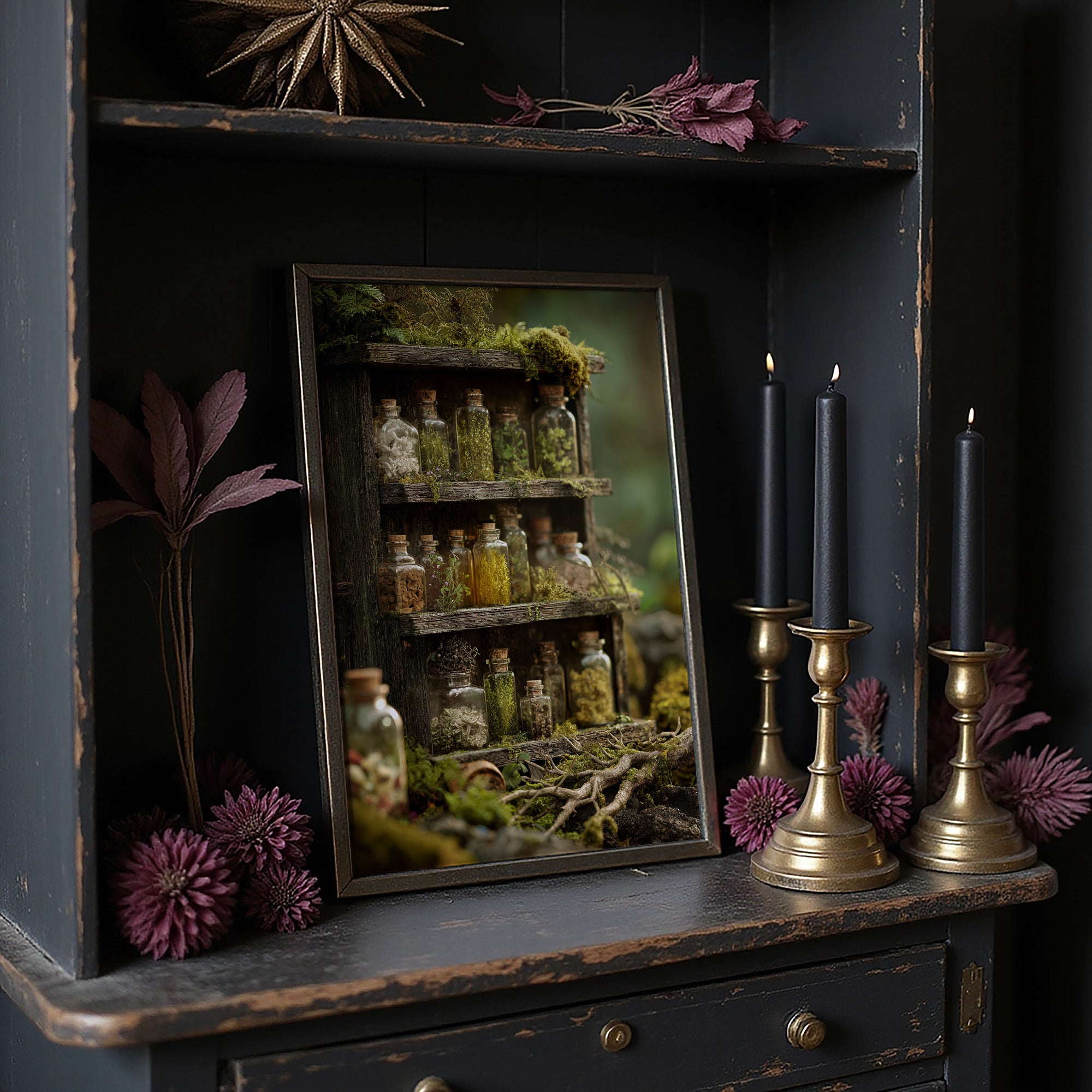 Forest Secrets In Glass Bottles