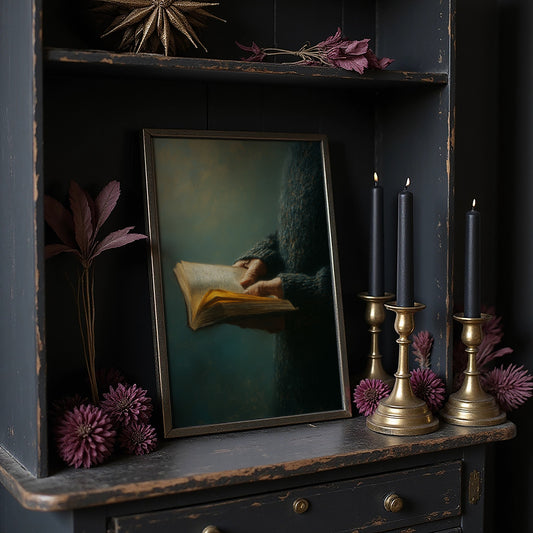 Golden Pages In Gentle Hands