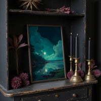 Jade Moons Cast Midnight Reflections