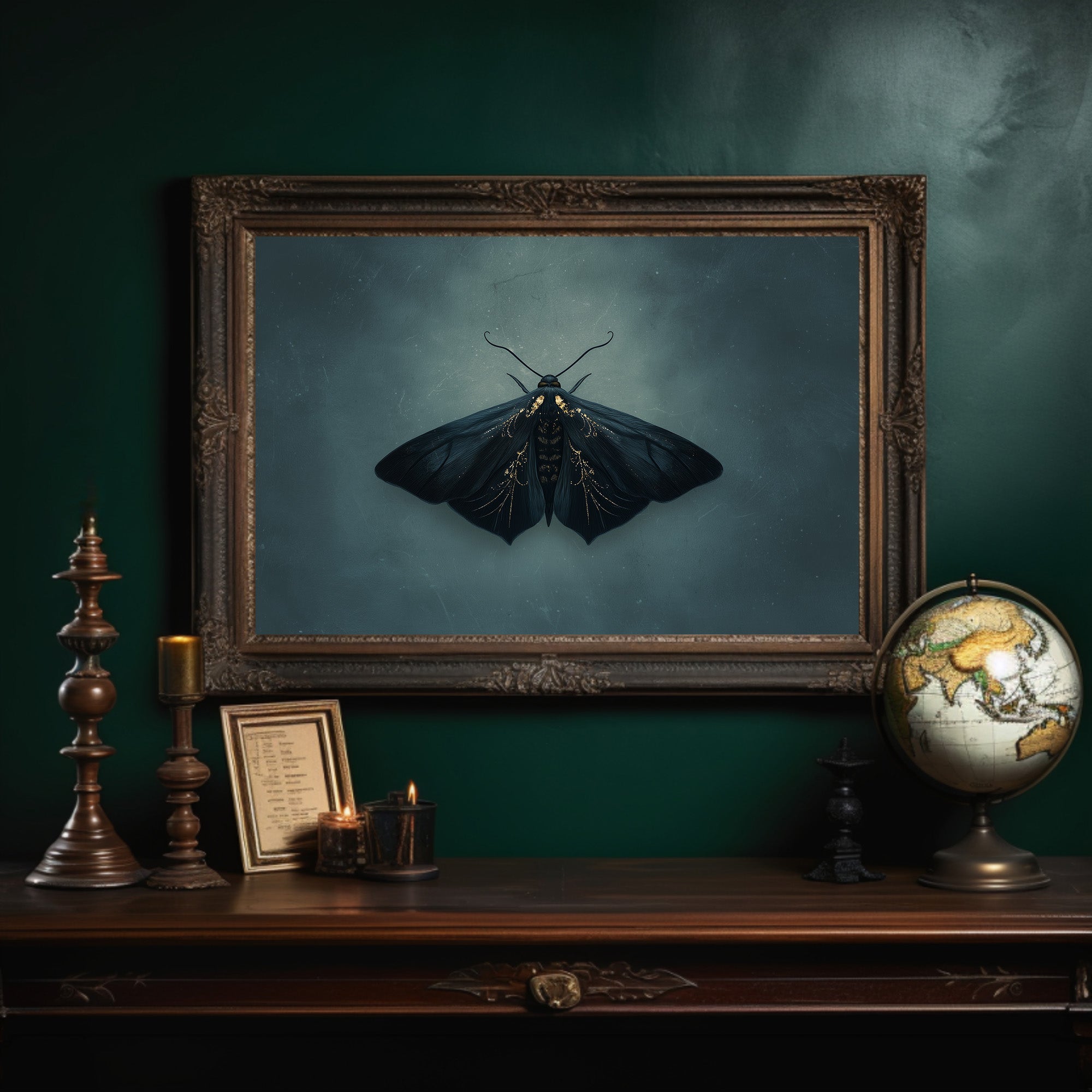 Velvet Wings Among Leather Spines