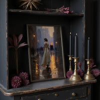 Twilight Mercy On Cobblestone Streets