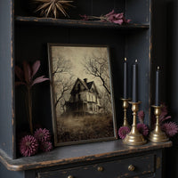 Forgotten Home Among Bare Branches