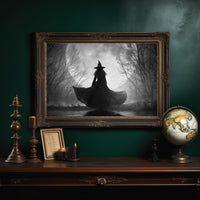 Ancient Spell Under Foggy Branches