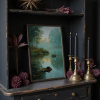 Turtle's Rest In Morning Mist