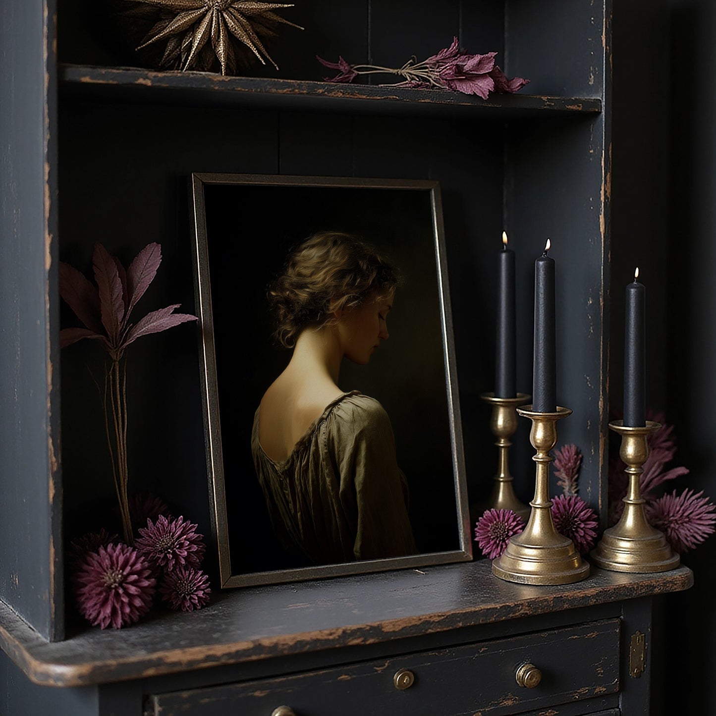 Golden Light On Timeless Portrait