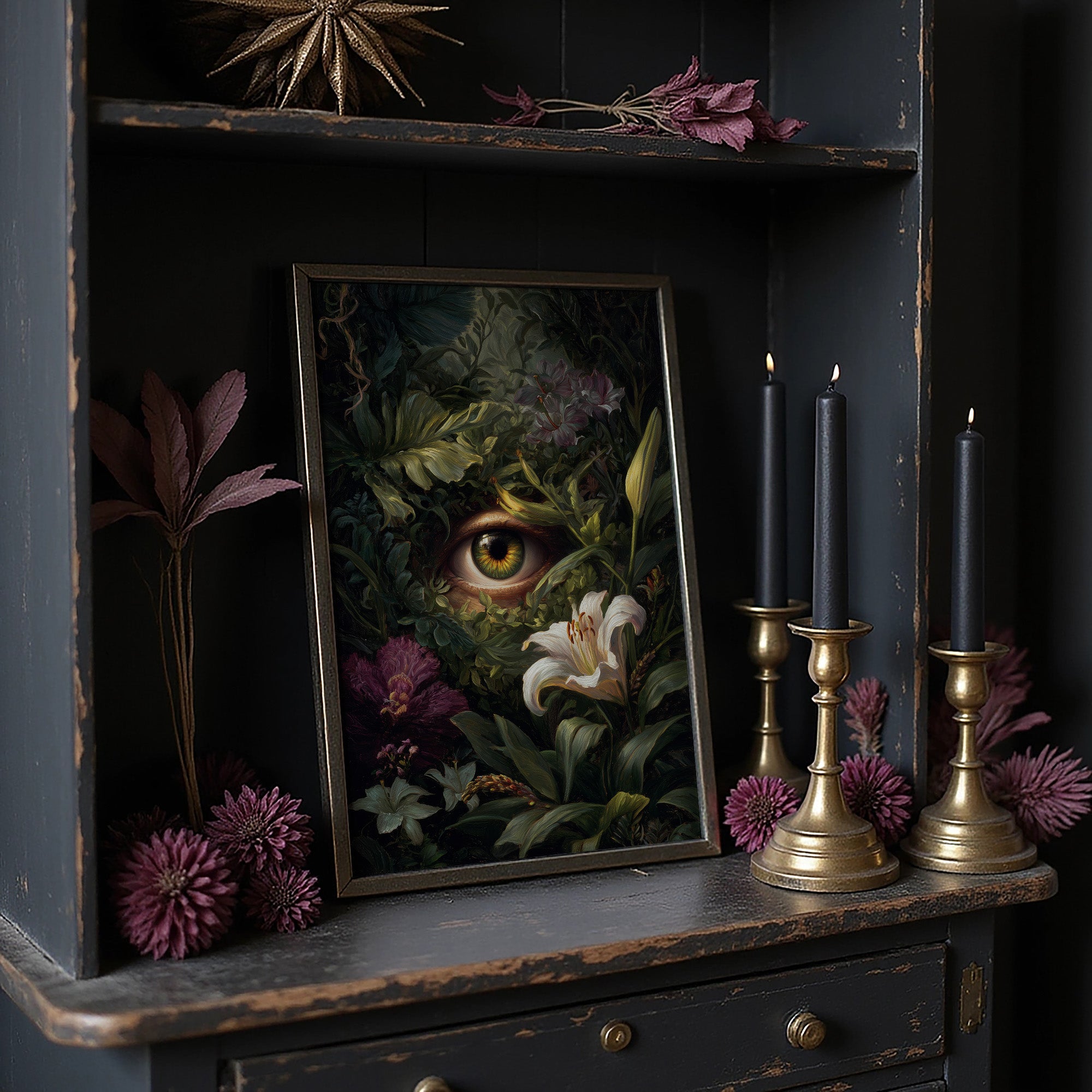 Jungle Watches Through Amber Light