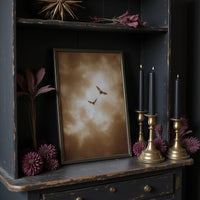 Twilight Hunters Cross Sepia Skies