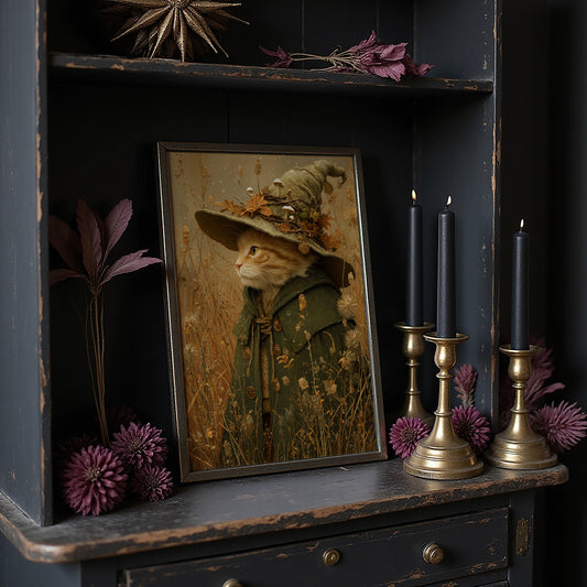 Autumn Sage Wears Fallen Leaves