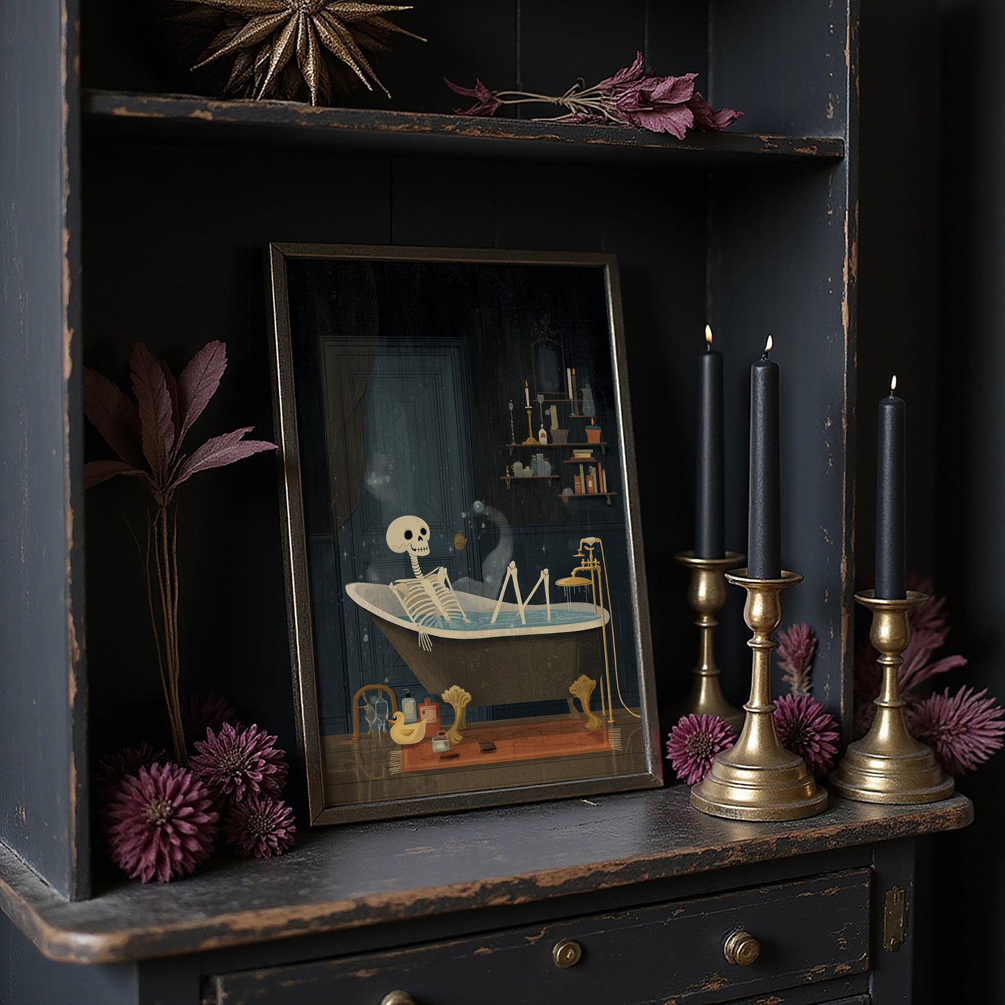 Eternal Bath In Midnight Room