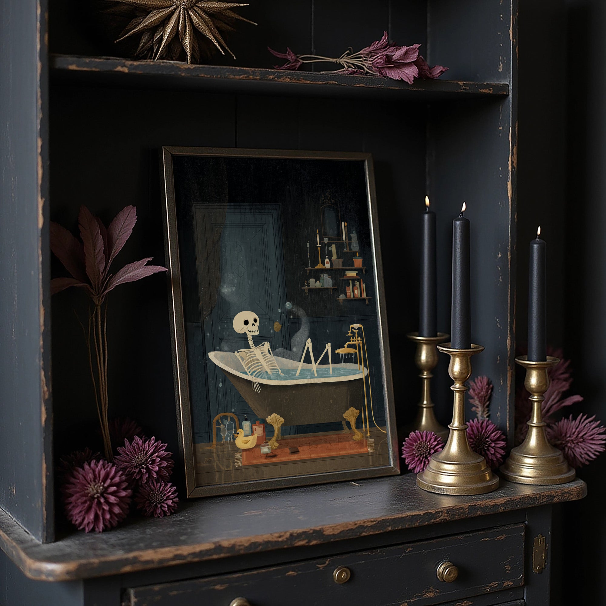 Eternal Bath In Midnight Room