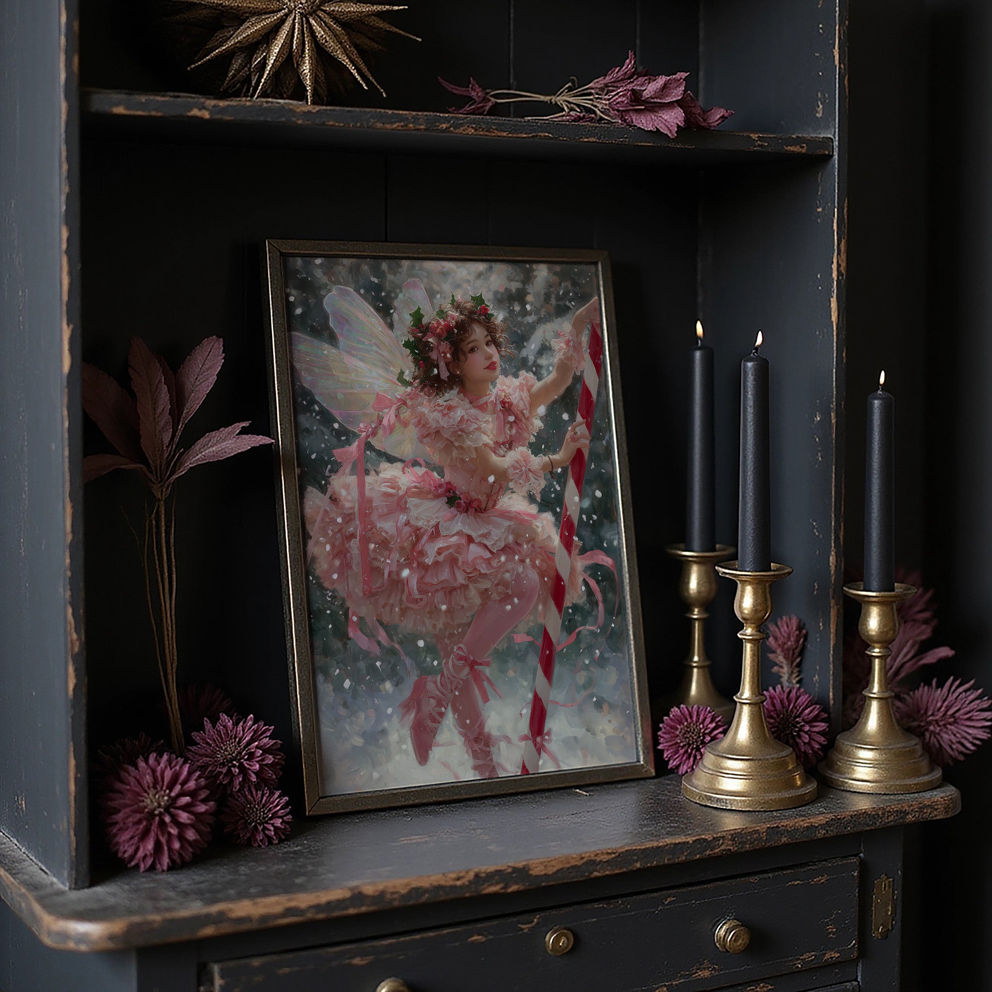 Winter Ribbons Dance Through Snow