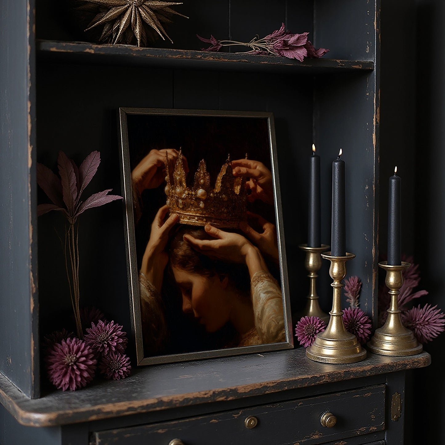 Hands Bestow Ancient Golden Glory