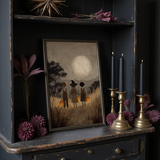 Moonlit Adventure Awaits Three Friends