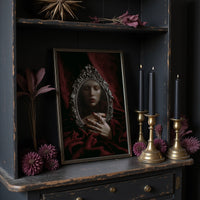 Velvet Secrets Behind Silver Frame