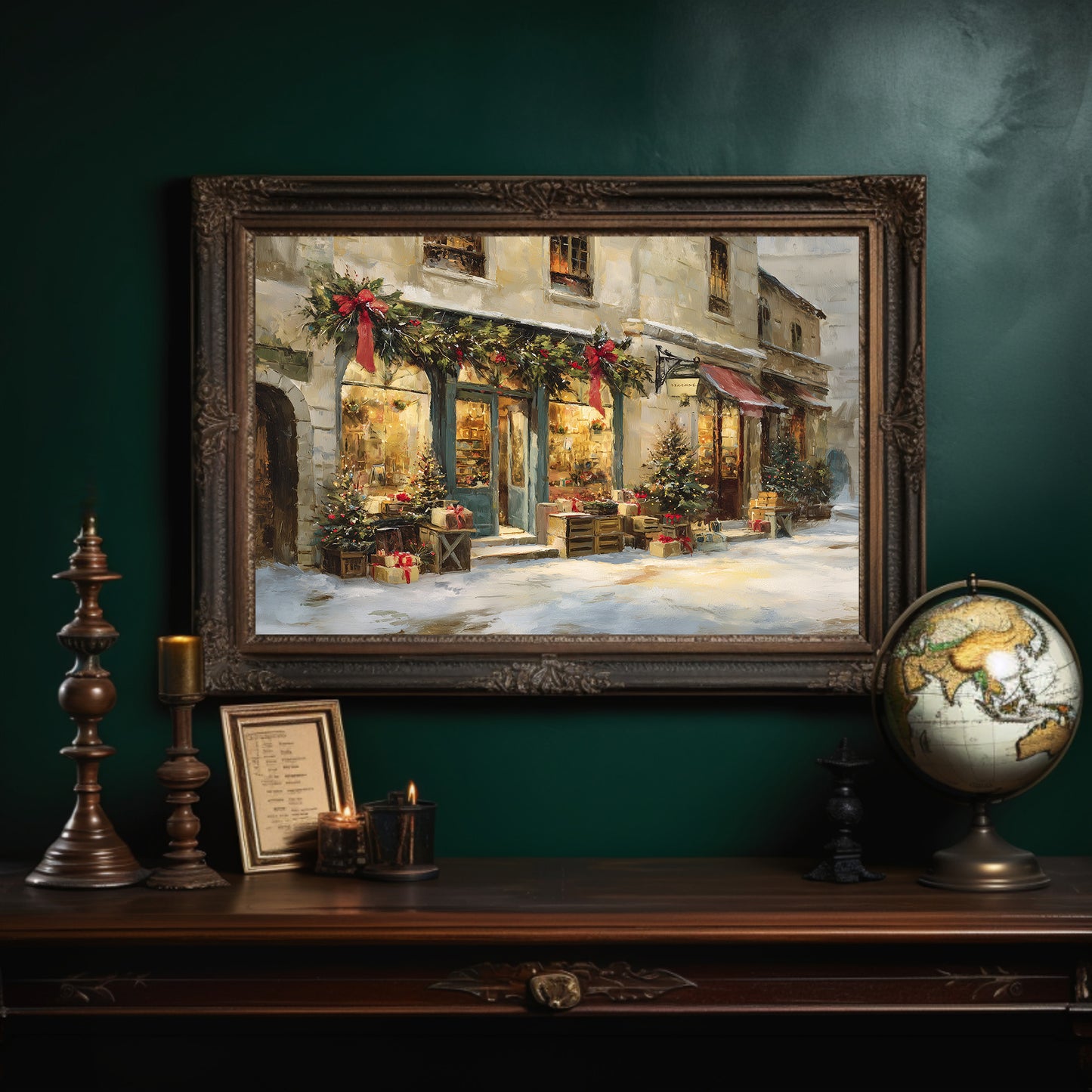 Festive Shops Await December Snow