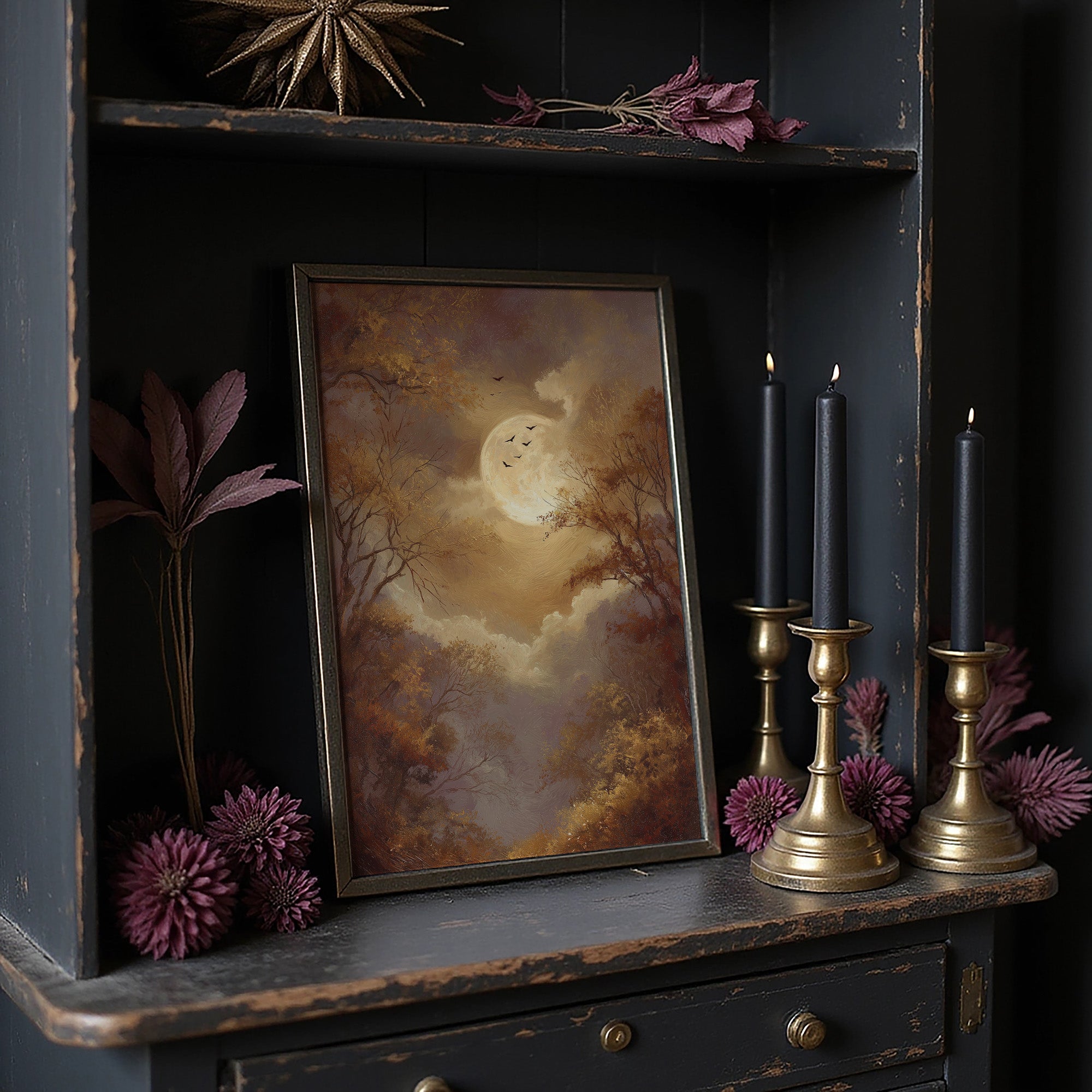 Amber Moon Calls Night Birds