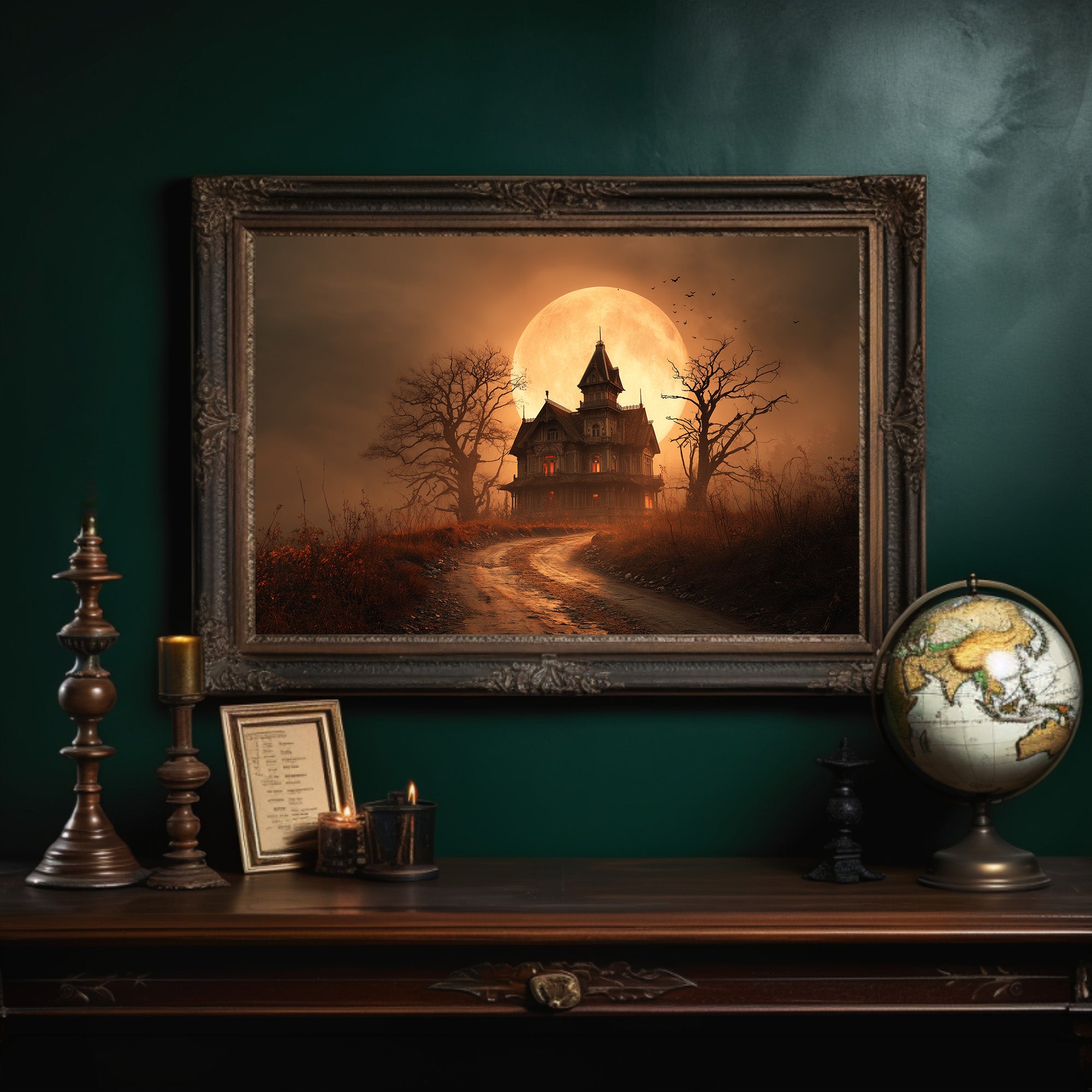 Harvest Moon Haunts Old Road