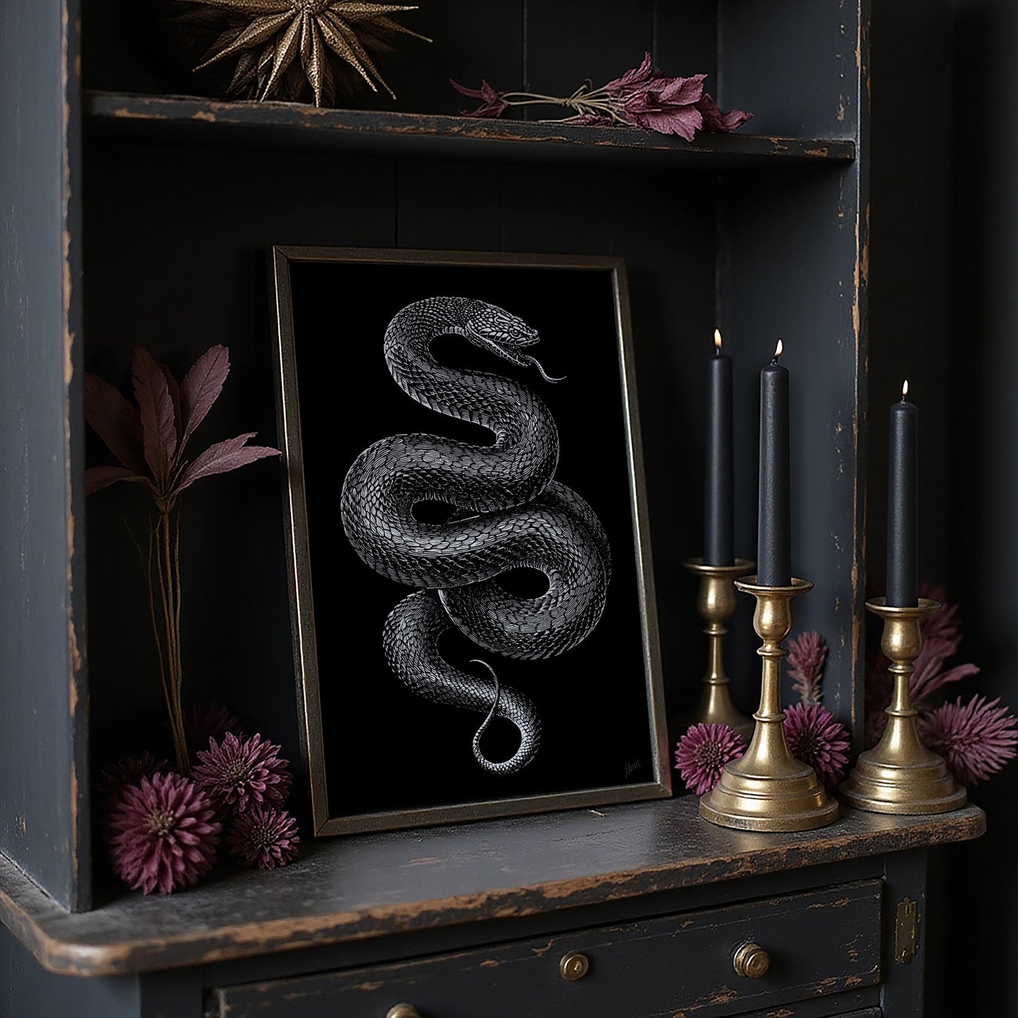 Midnight Scales In Silver Light
