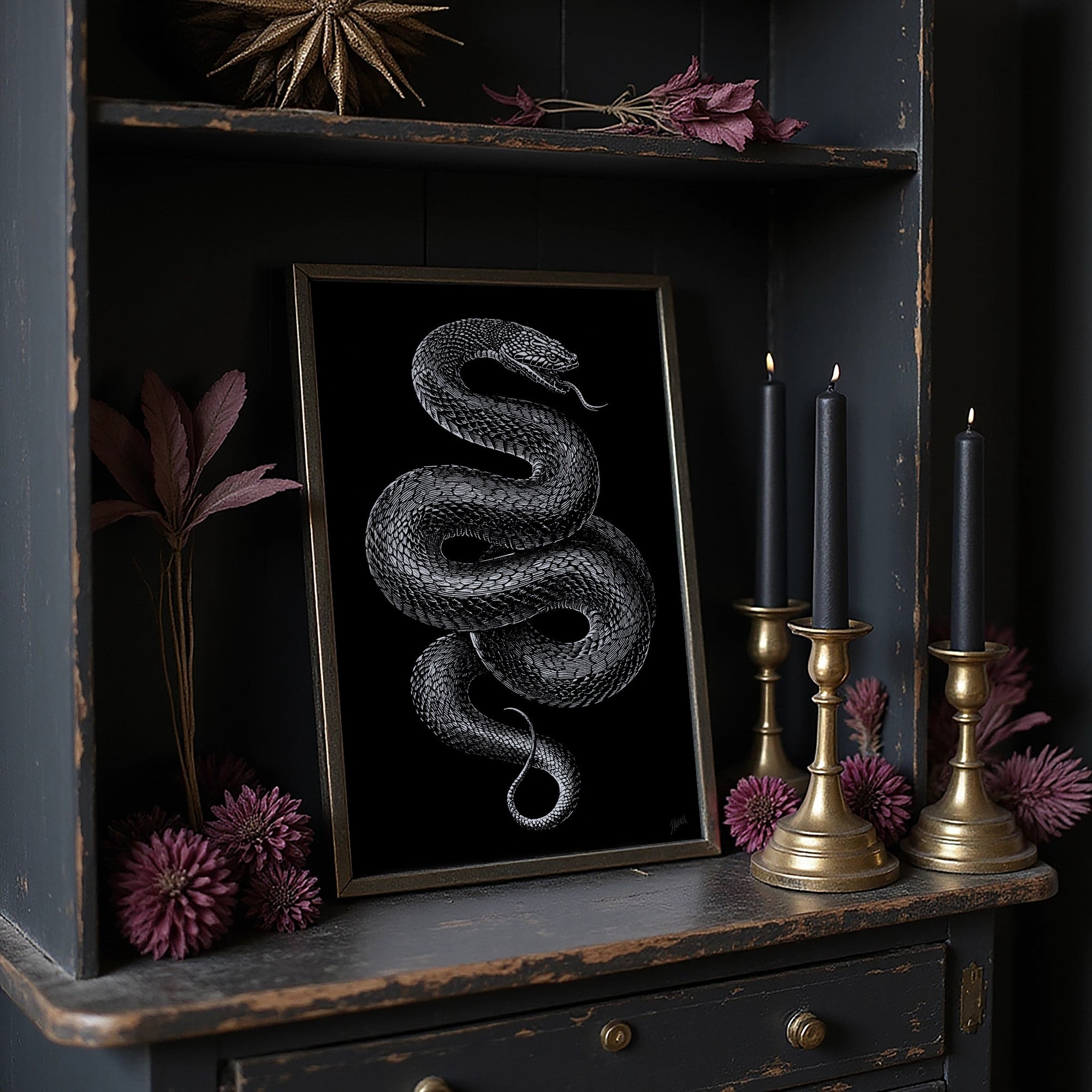 Midnight Scales In Silver Light