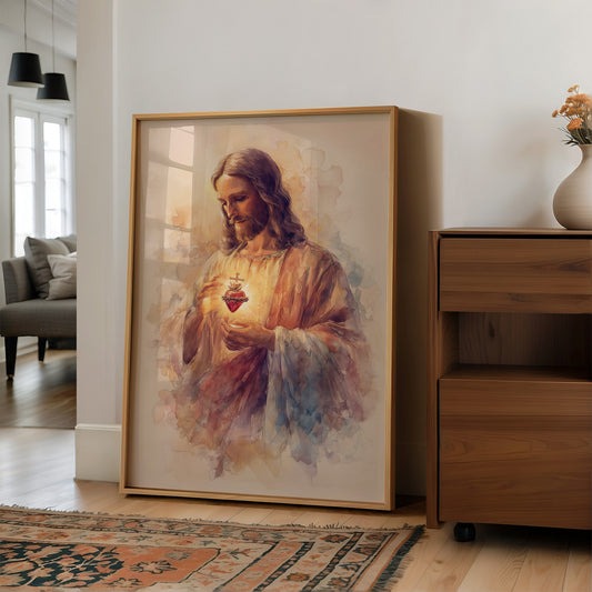 Sacred Heart In Gentle Light