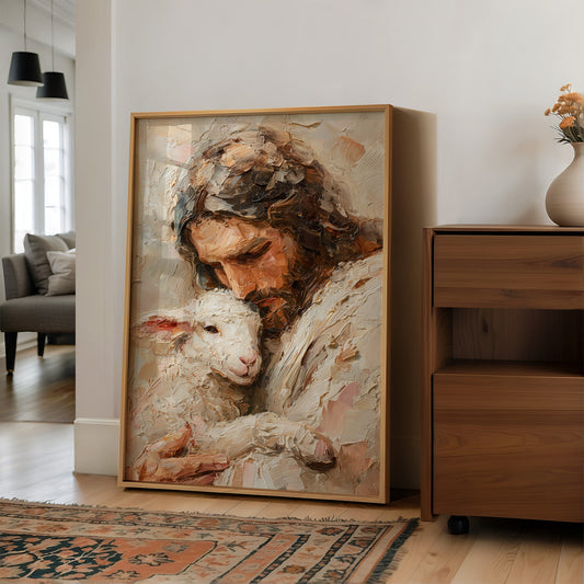 Tender Shepherd Holds The Innocent