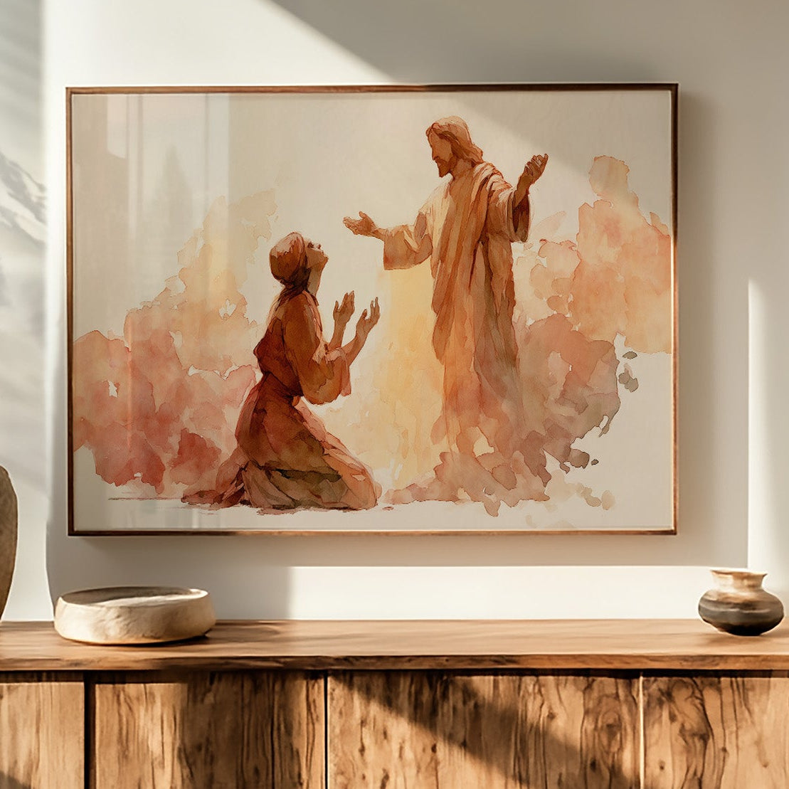 Faith Painted In Amber Light