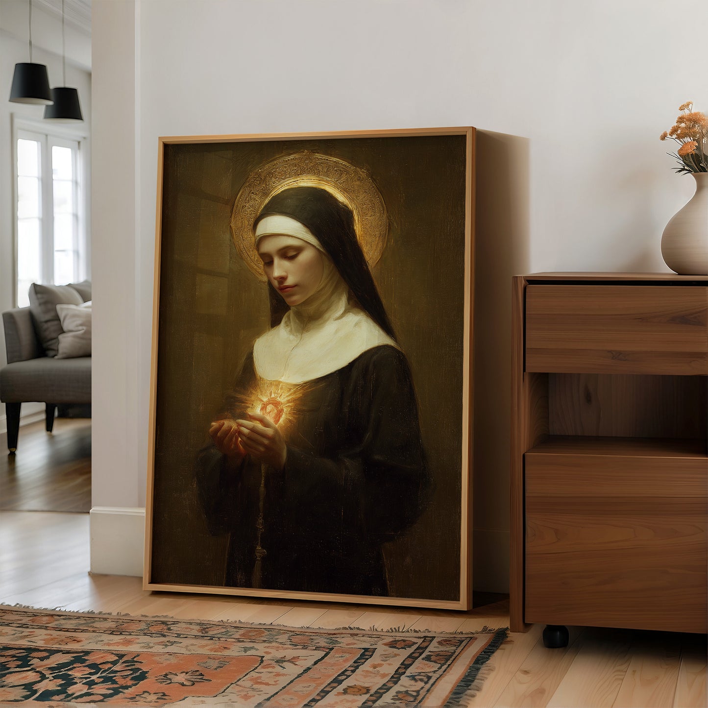 Sacred Light From Humble Devotion