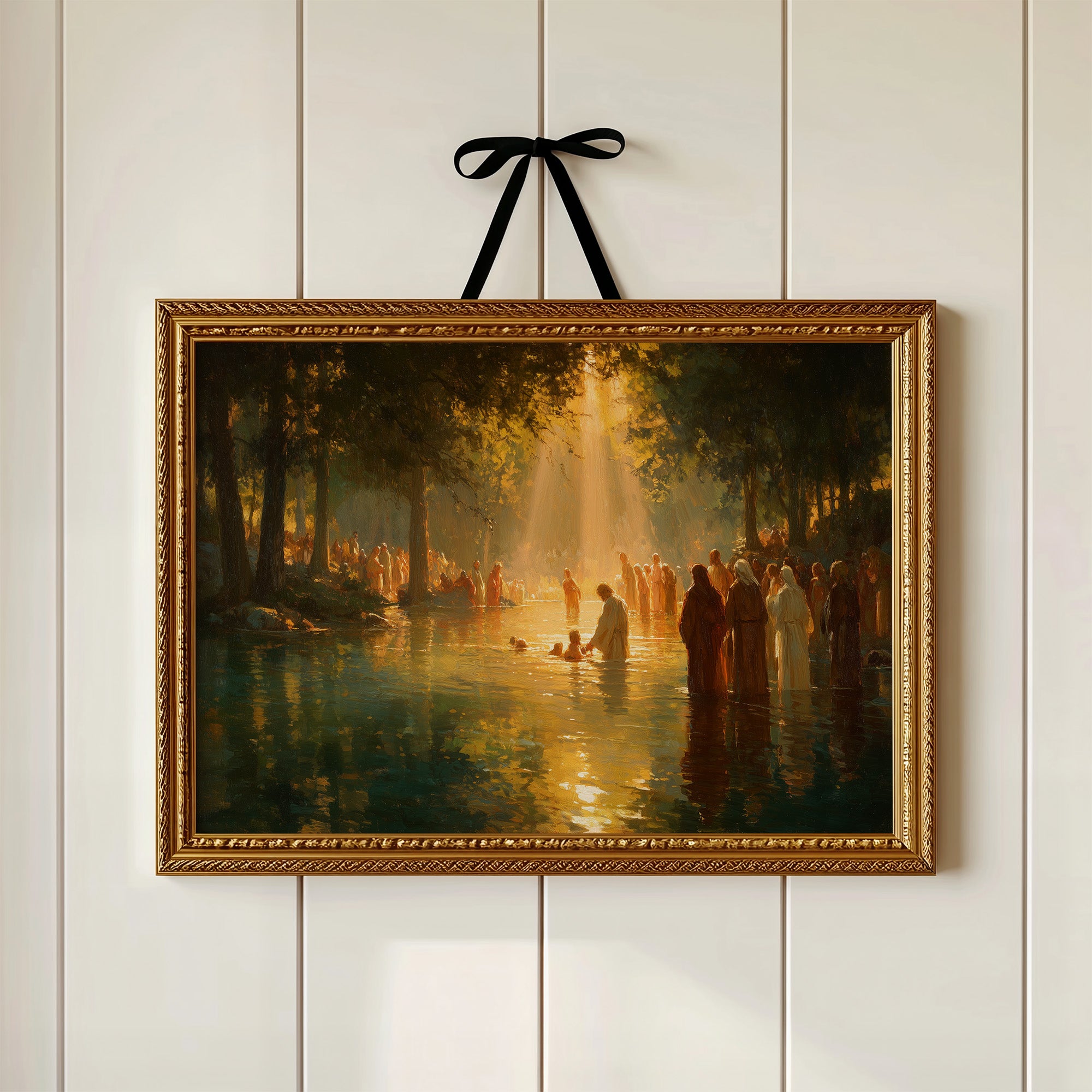 Sacred Waters Bathe Golden Light