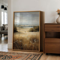 Solitude Calls Across Golden Fields