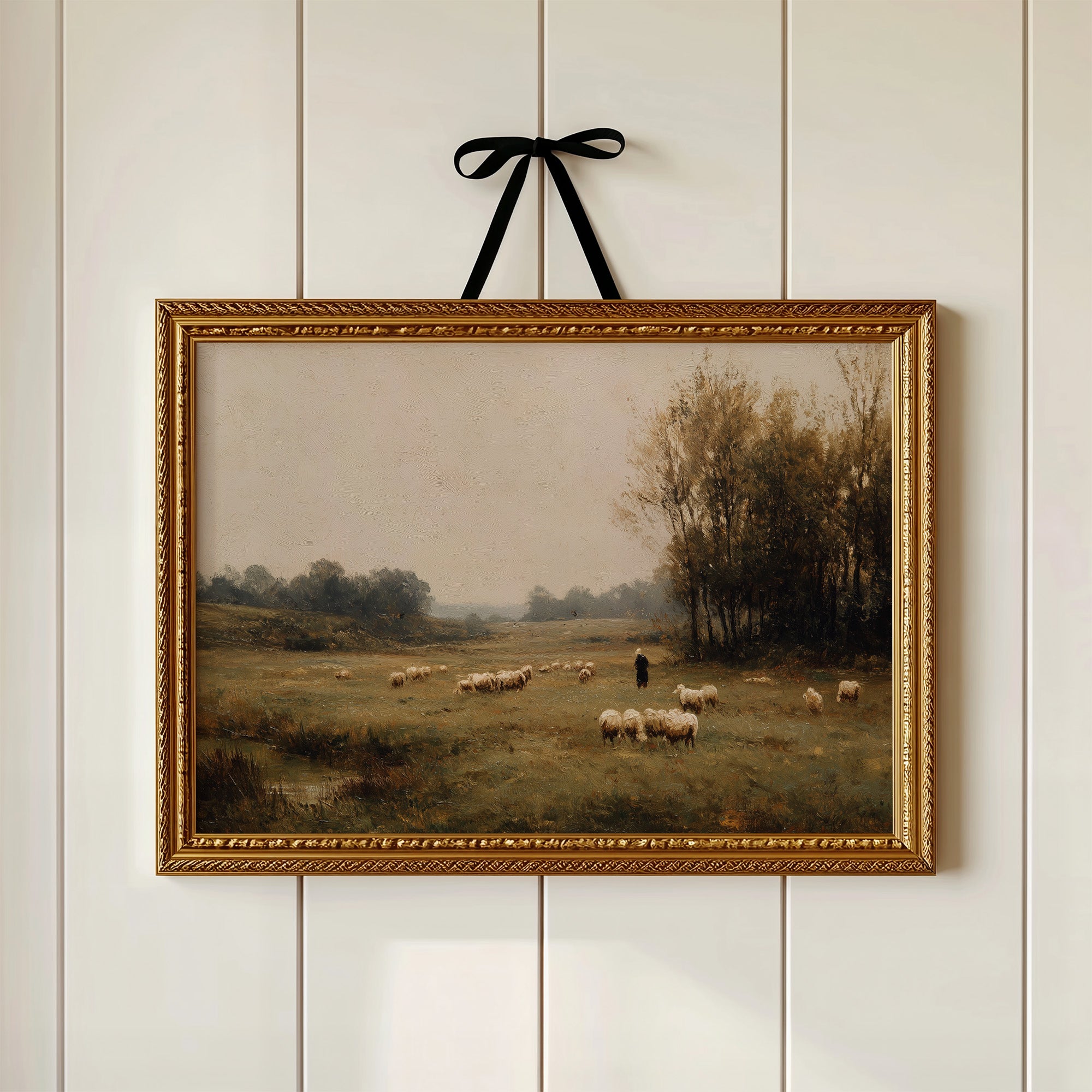 Shepherd's Path Through Autumn Fields