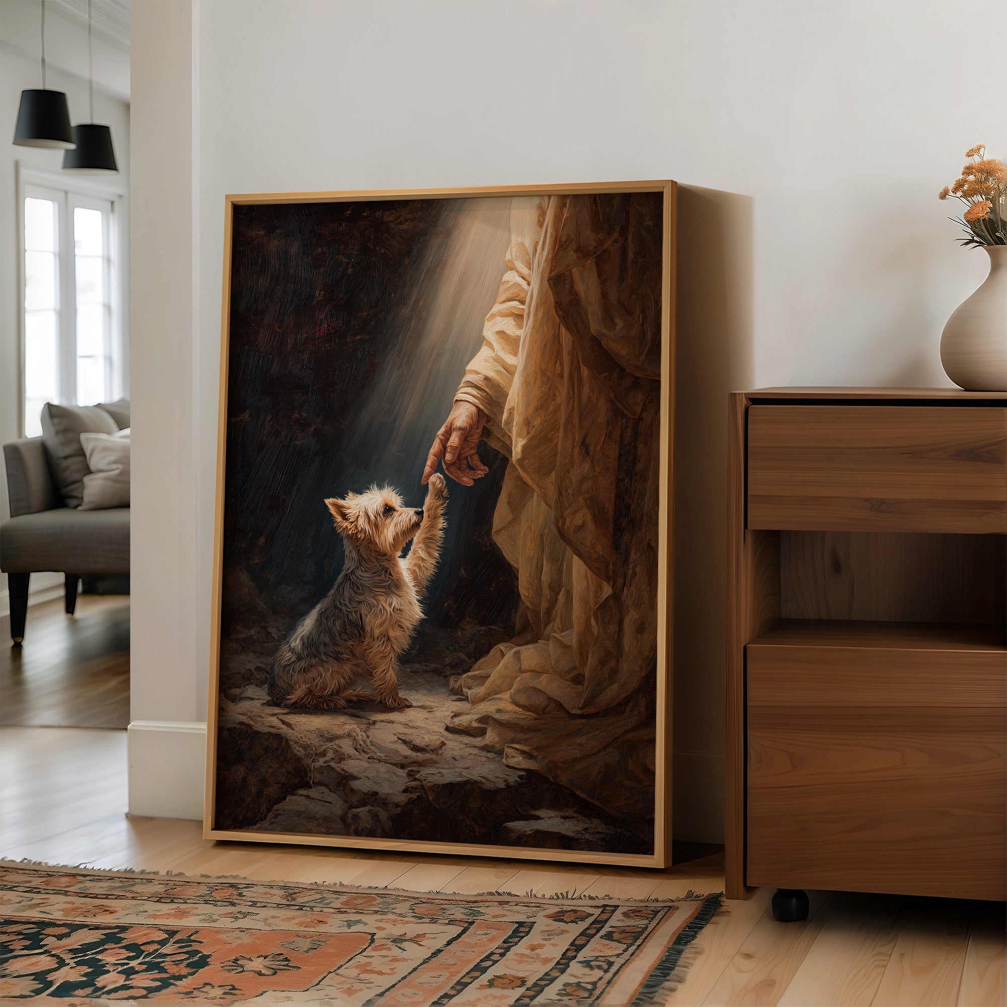 Faithful Companion Reaches For Light