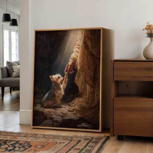 Faithful Companion Reaches For Light