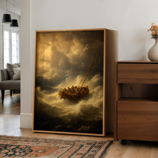 Sailors Brave The Tempest's Fury