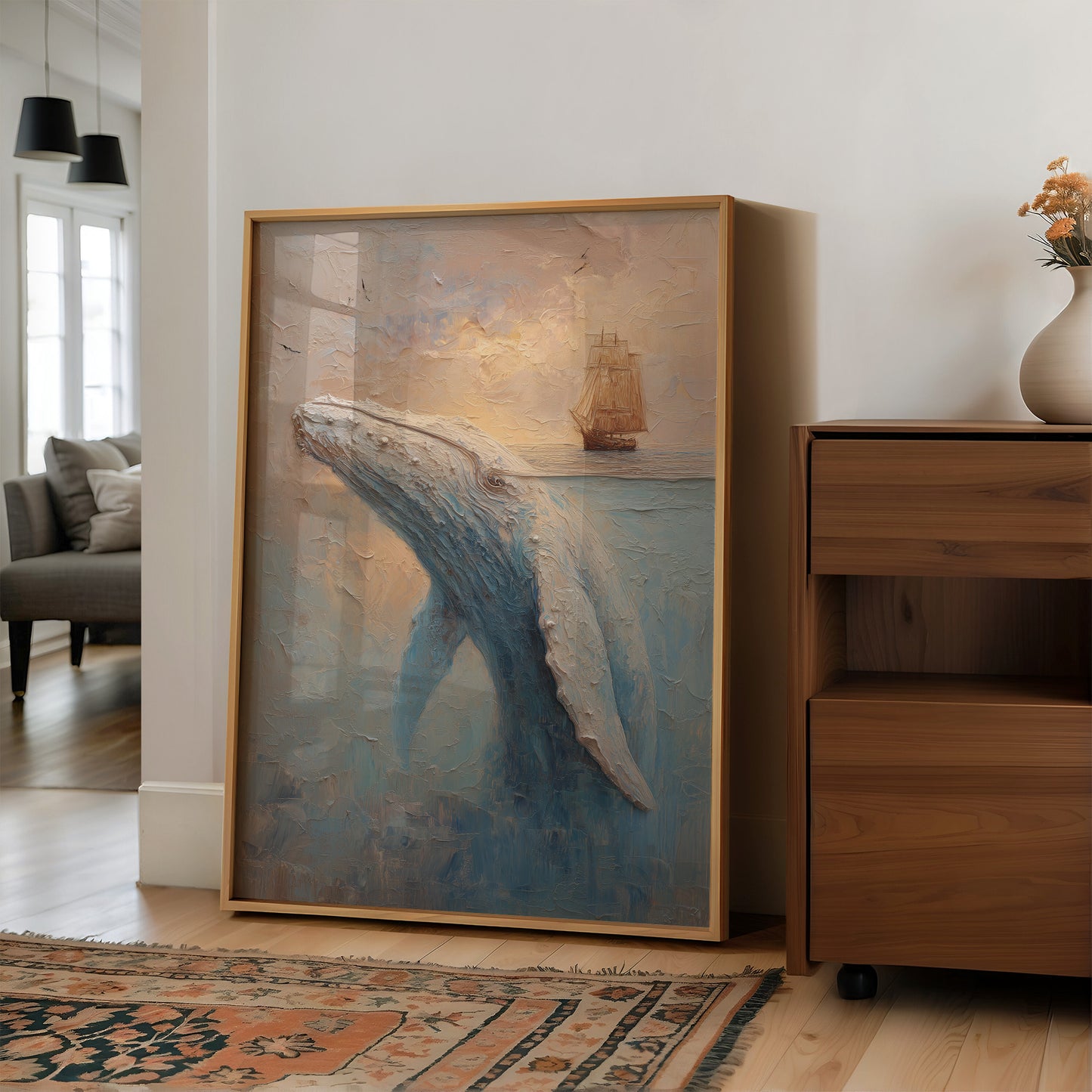 Ocean Giants Meet Distant Sails