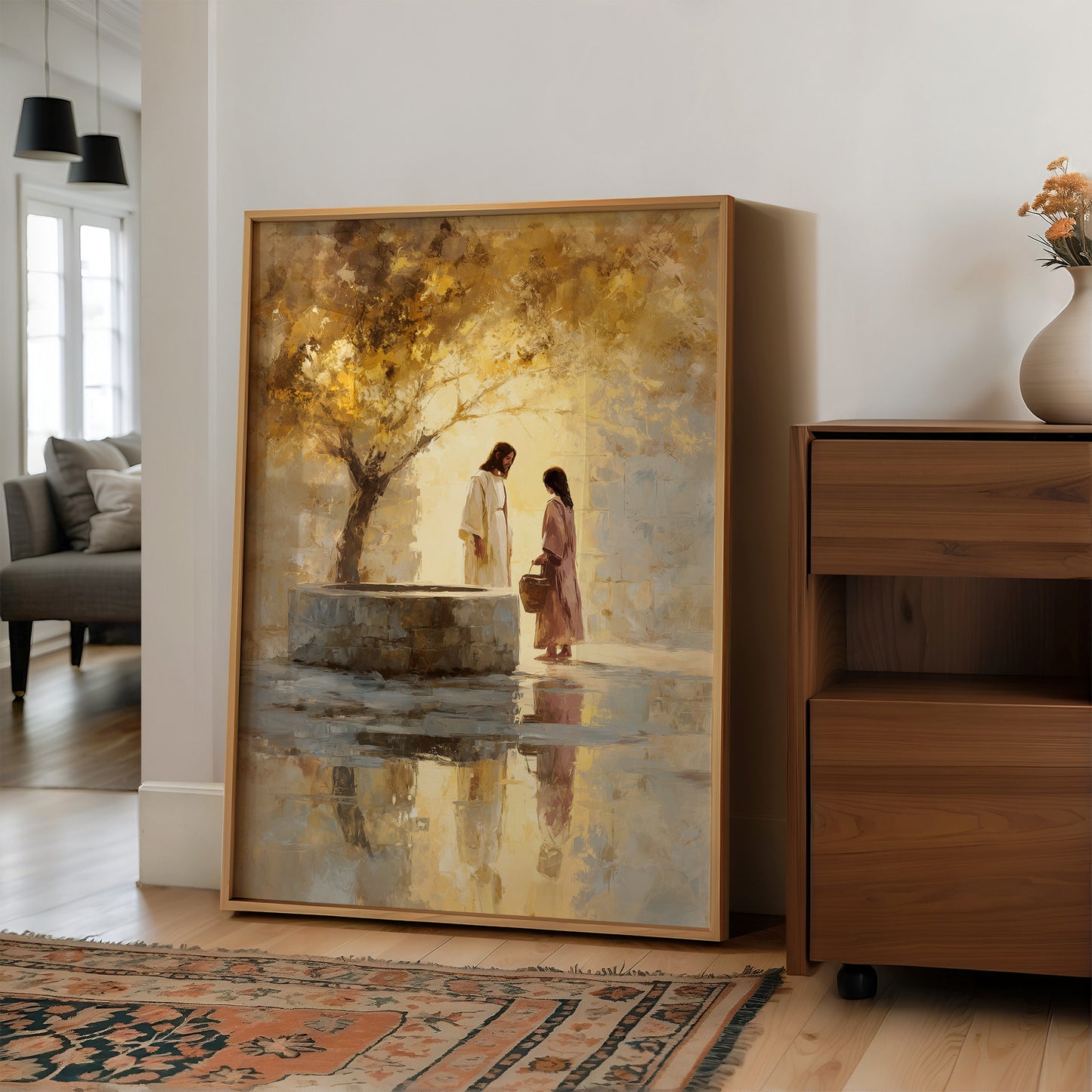 Golden Encounter By Ancient Waters