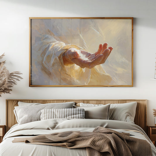 Open Palm In Golden Light