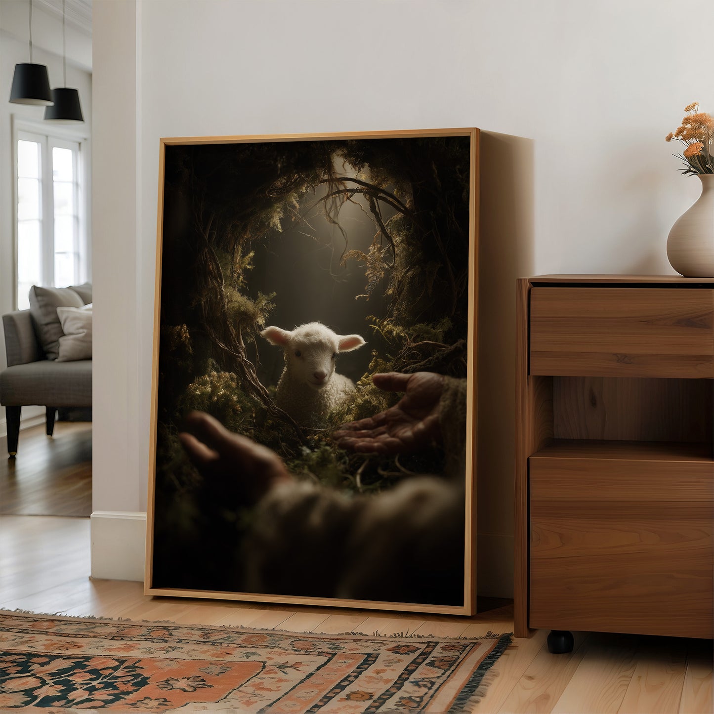 Innocence Nestled In Forest Hollow