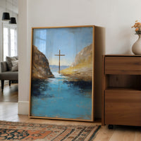 Faith Anchored Between Rocky Shores