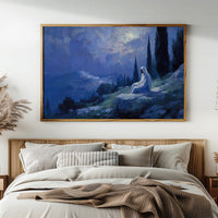 Midnight Prayer On Mountain's Edge