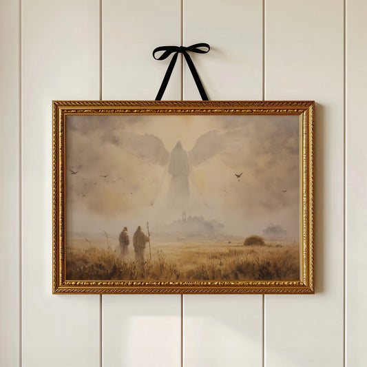 Pilgrims Beneath Celestial Light