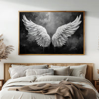 Silver Wings Against Storm Clouds