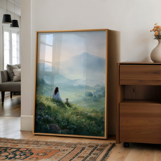 Meadow Mornings With Loyal Friend