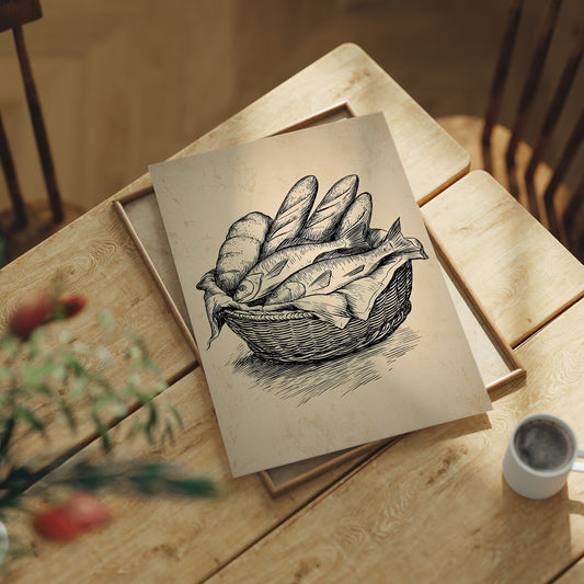 Morning Catch In Rustic Lines