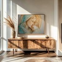 Tender Moments In Aqua Gold