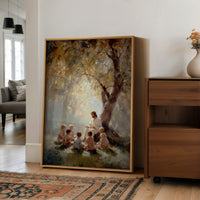 Gentle Words Beneath Autumn Boughs