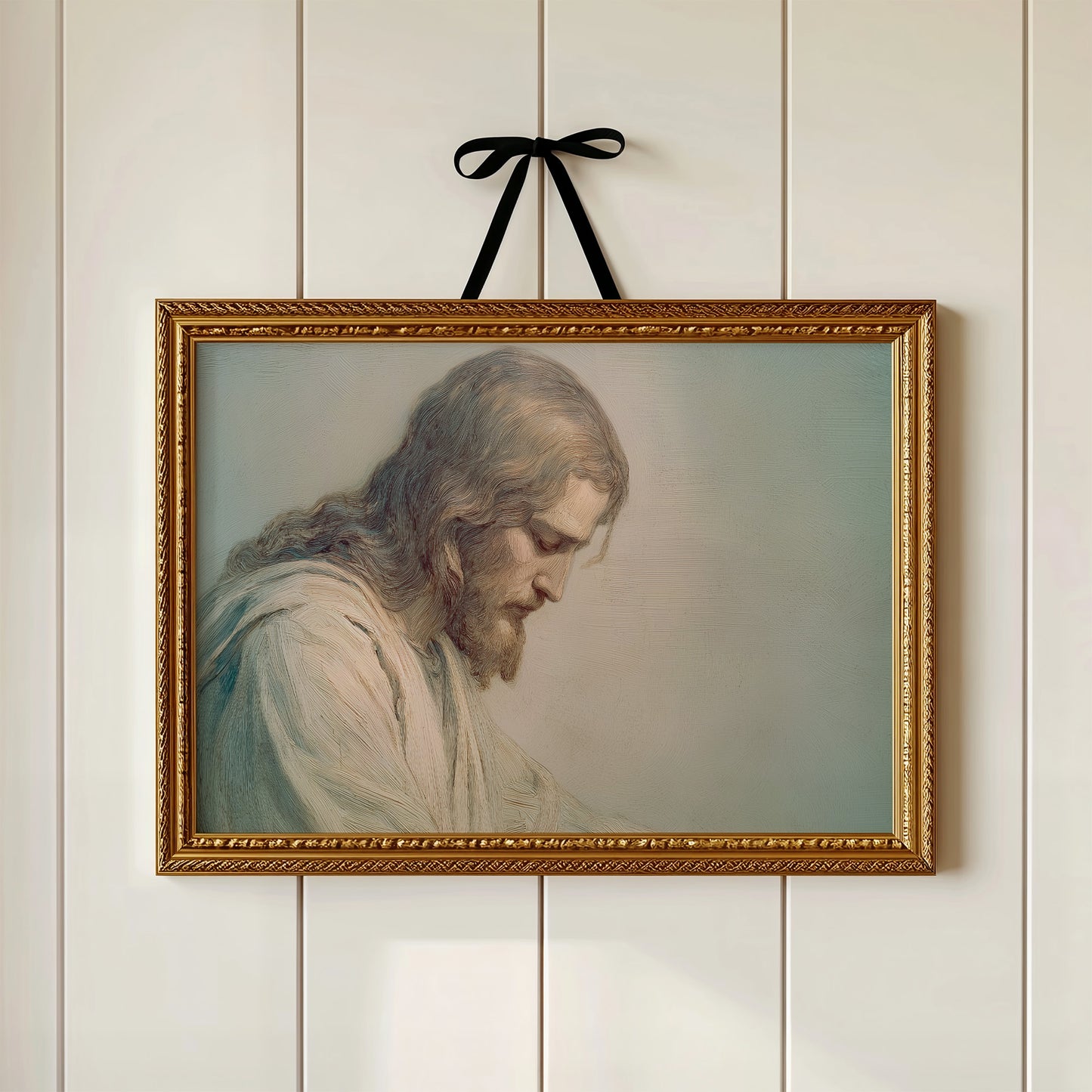 Quiet Portrait Among Beloved Pages