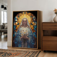 Daisies Held In Sacred Light