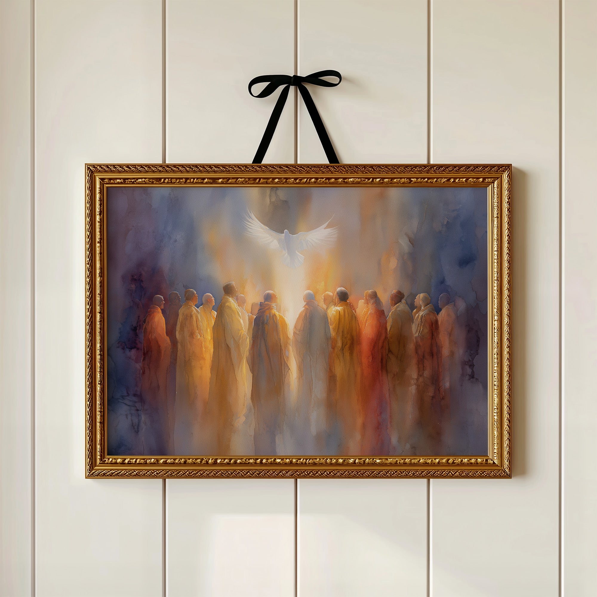 Light Ascends Through Gathered Souls