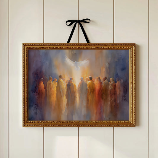 Light Ascends Through Gathered Souls